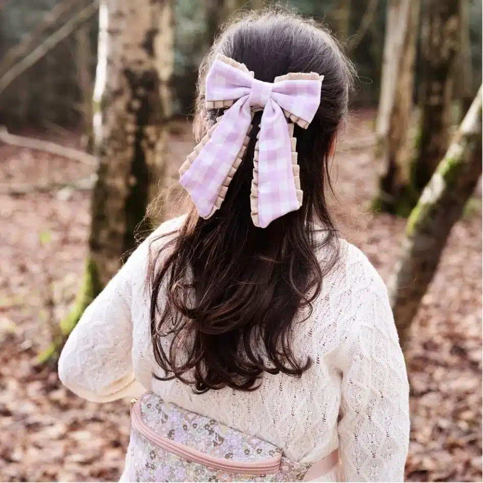 Rockahula Kids - Gingham Ruffle Bow Clip