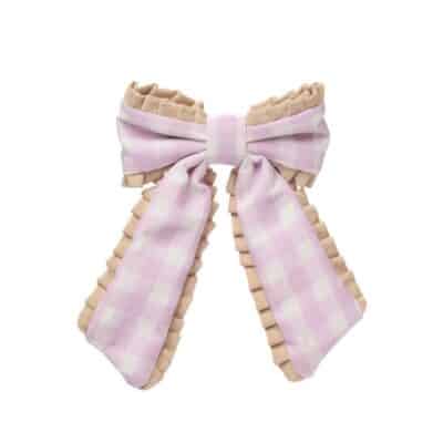 Rockahula Kids - Gingham Ruffle Bow Clip