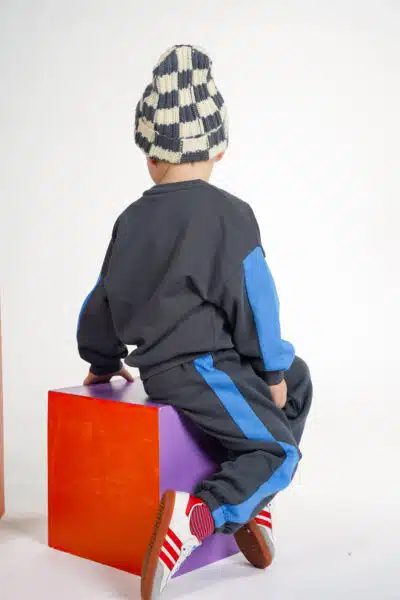 The New Chapter - Sweatpants - Wolf - Ombre Blue