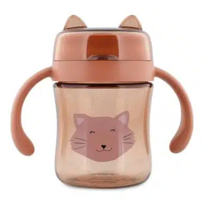 Trixie - 360° drinkbeker met handvatten - Mrs. Cat