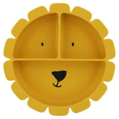 Trixie - Siliconen bord met vakjes en zuignap - Mr. Lion