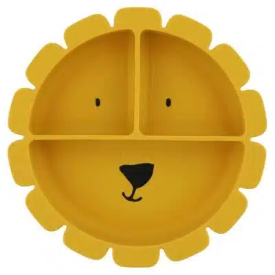 Trixie - Siliconen bord met vakjes en zuignap - Mr. Lion