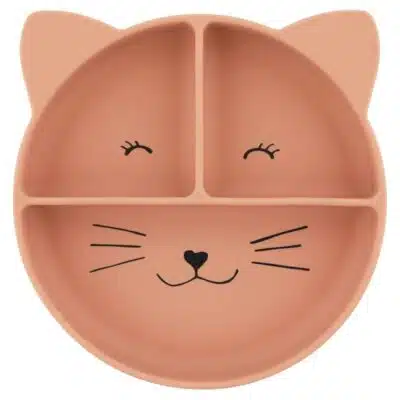 Trixie - Siliconen bord met vakjes en zuignap - Mrs. Cat