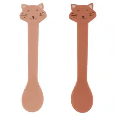Trixie - Siliconen lepel 2-pack - Mrs. Cat