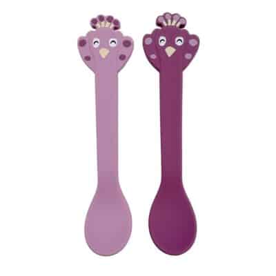 Trixie - Siliconen lepel 2-pack - Mrs. Peacock