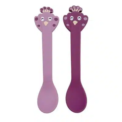 Trixie - Siliconen lepel 2-pack - Mrs. Peacock