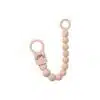 Bibs - Pacifier Clip Beaded - Blush
