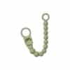 Bibs - Pacifier Clip Beaded - Sage