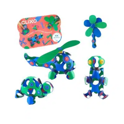 Clixo - Crew Pack - Blue/Green - 30 stuks