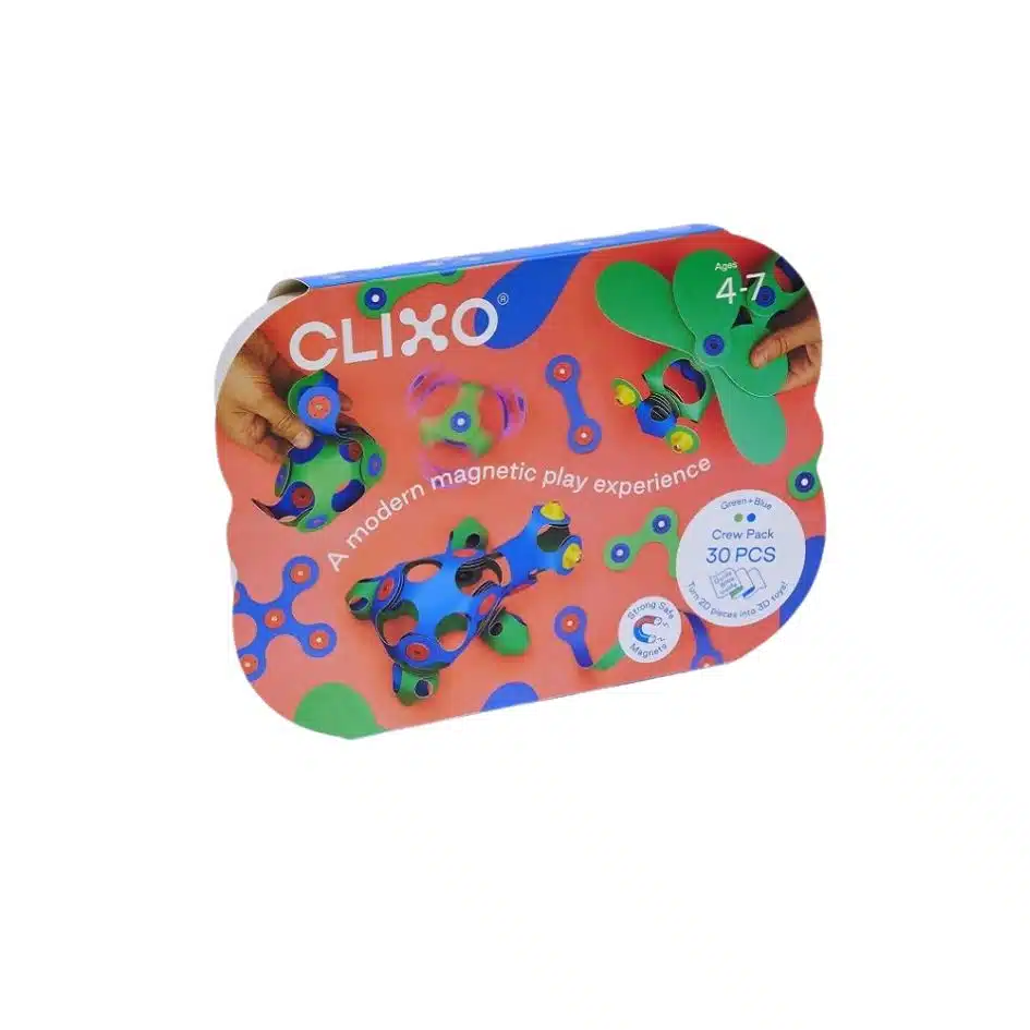 Clixo - Crew Pack - Blue/Green - 30 stuks