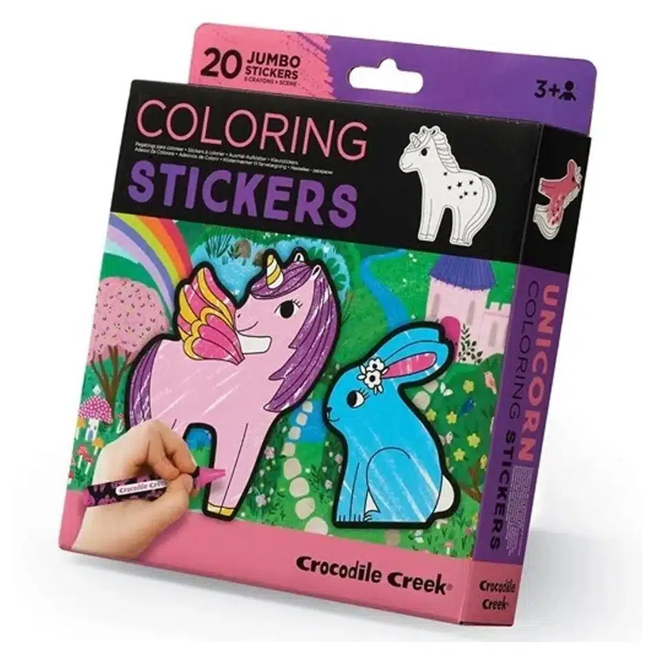 Crocodile Creek - Kleurstickers - Eenhoorn