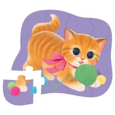 Crocodile Creek - Mini puzzel - 12 stuks - Schattige Kittens