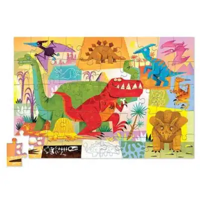 Crocodile Creek - Puzzel in blik - 50 stuks - Dino Koningkrijk
