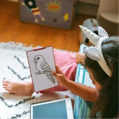 KIDYWOLF - Kidydraw - Mini tekentablet - Huisdieren