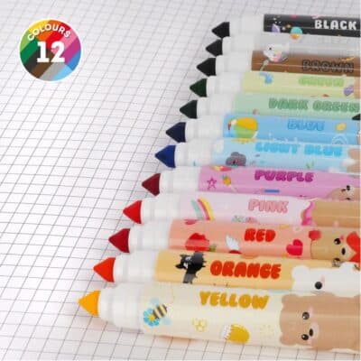 Legami - Teddy Friends - Set 12 Markers - Teddy Bear