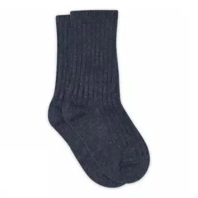 MP Denmark - Bellie long socks - Dark Denim Melange