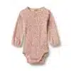 Wheat - Body L/S Elmine - Dime Rose Small Flowers