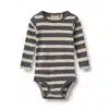 Wheat - Body L/S Freddie - Greyblue Stripe