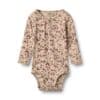 Wheat - Body L/S Liv - Soft Sand Flower Wine