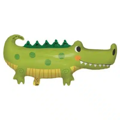Folieballon - Alligator Party (46x93cm)