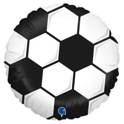 Folieballon - Voetbal (45cm)