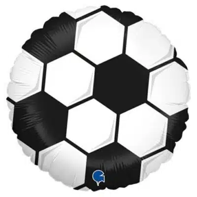 Folieballon - Voetbal (45cm)