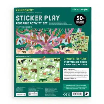 Mudpuppy - Herbruikbare Stickers - Regenwoud