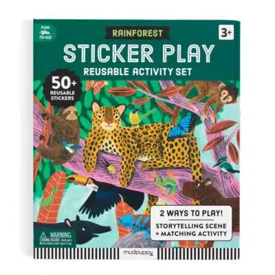 Mudpuppy - Herbruikbare Stickers - Regenwoud