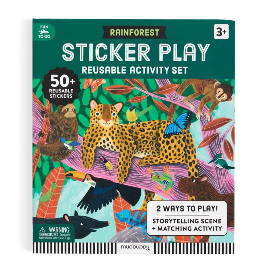 Mudpuppy - Herbruikbare Stickers - Regenwoud