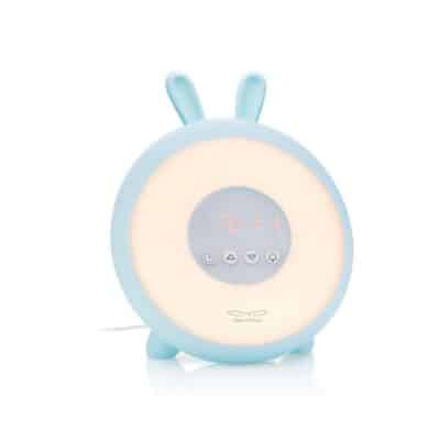Rabbit&Friends - Rabbit Wake Up Lamp with Alarm Clock - Blue