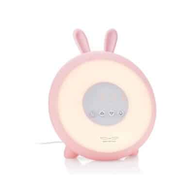 Rabbit&Friends - Rabbit Wake Up Lamp with Alarm Clock - Pink